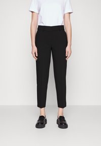 Selected Femme - SLFRITA RIA CROPPED PANT - Broek - black Miniatuurafbeelding 1