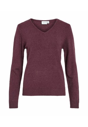 VILA VIRIL L/S V-NECK TOP - Maglione - fig