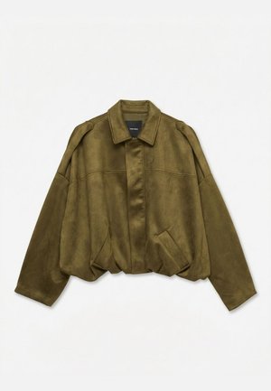 Vero Moda HAZEL OVERSIZED - Kunstnahast jakk - military olive