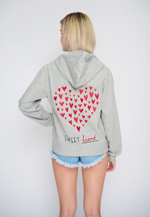 Mira Paris SWEET BACK EMBROIDERY UNISEX - Hoodie - grey