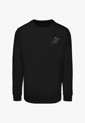 Merchcode, CHERRY WITH CUFFRIB - Long sleeved top - black