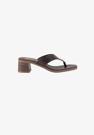 KESLEM, SANDALIAS KESLEM, MUJER - Sandalias de dedo - marrón