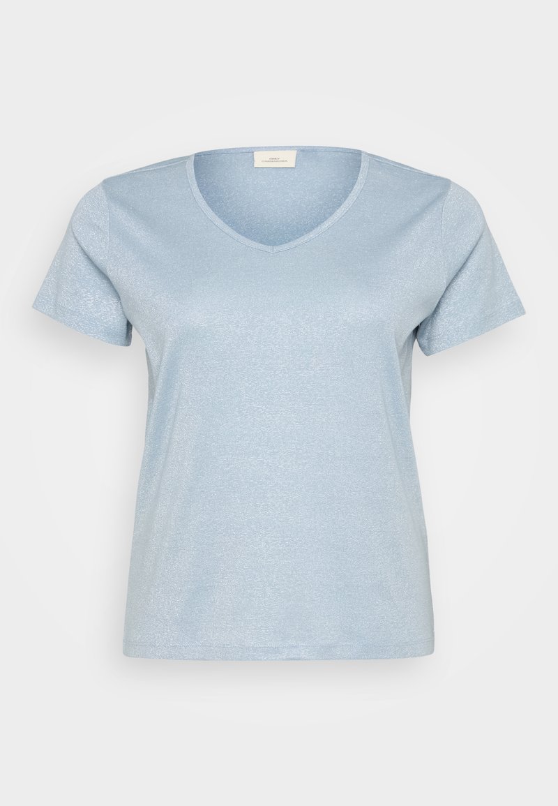 ONLY Carmakoma T-shirt print blauw ONLY Carmakoma T-shirt print blauw