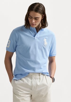 Polo Ralph Lauren CUSTOM SLIM FIT BIG PONY MESH SHIRT - Polo shirt - bluebell