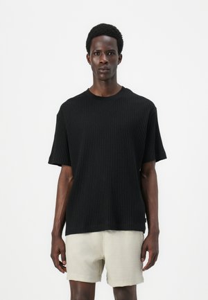 Jack & Jones JJEURBAN EDGE STRUCTURE TEE  - T-shirt basique - black