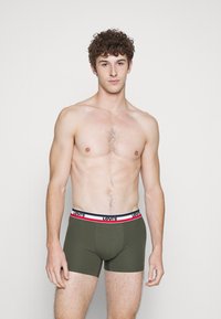 Levi's® MEN LOGO 3 PACK - Cuecas boxer - warm olive