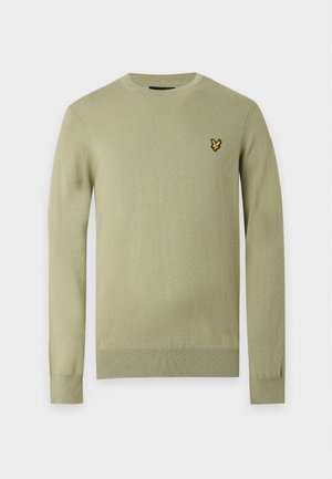 Lyle & Scott, CREW NECK JUMPER - Пуловер - smoke olive
