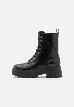 MICHAEL Michael Kors BLAKE BOOTIE - Stivaletti stringati - black