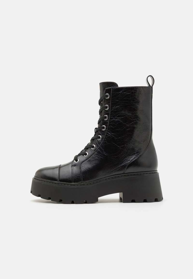 MICHAEL Michael Kors BLAKE BOOTIE - Stivaletti stringati - black