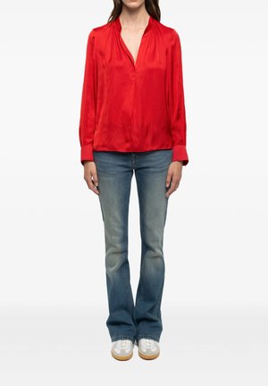 Zadig & Voltaire, ZADIG&VOLTAIRE TINK SATIN - Maglietta a manica lunga - red