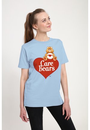 CARE BEARS LOGO TENDERHEART BEAR - T-shirts print - light blue