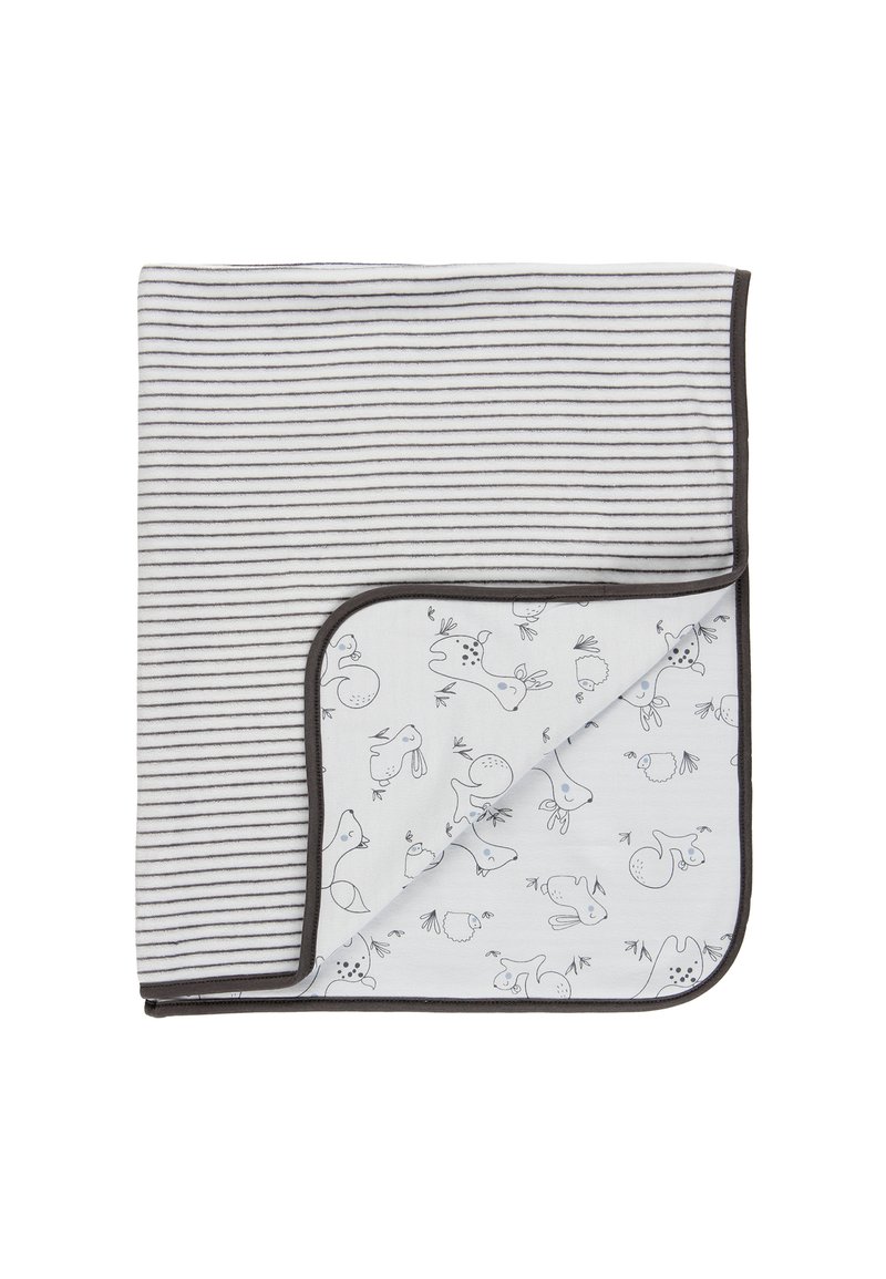 Boboli VELOUR COMBINED FOR Baby blanket stripes/offwhite Zalando.de