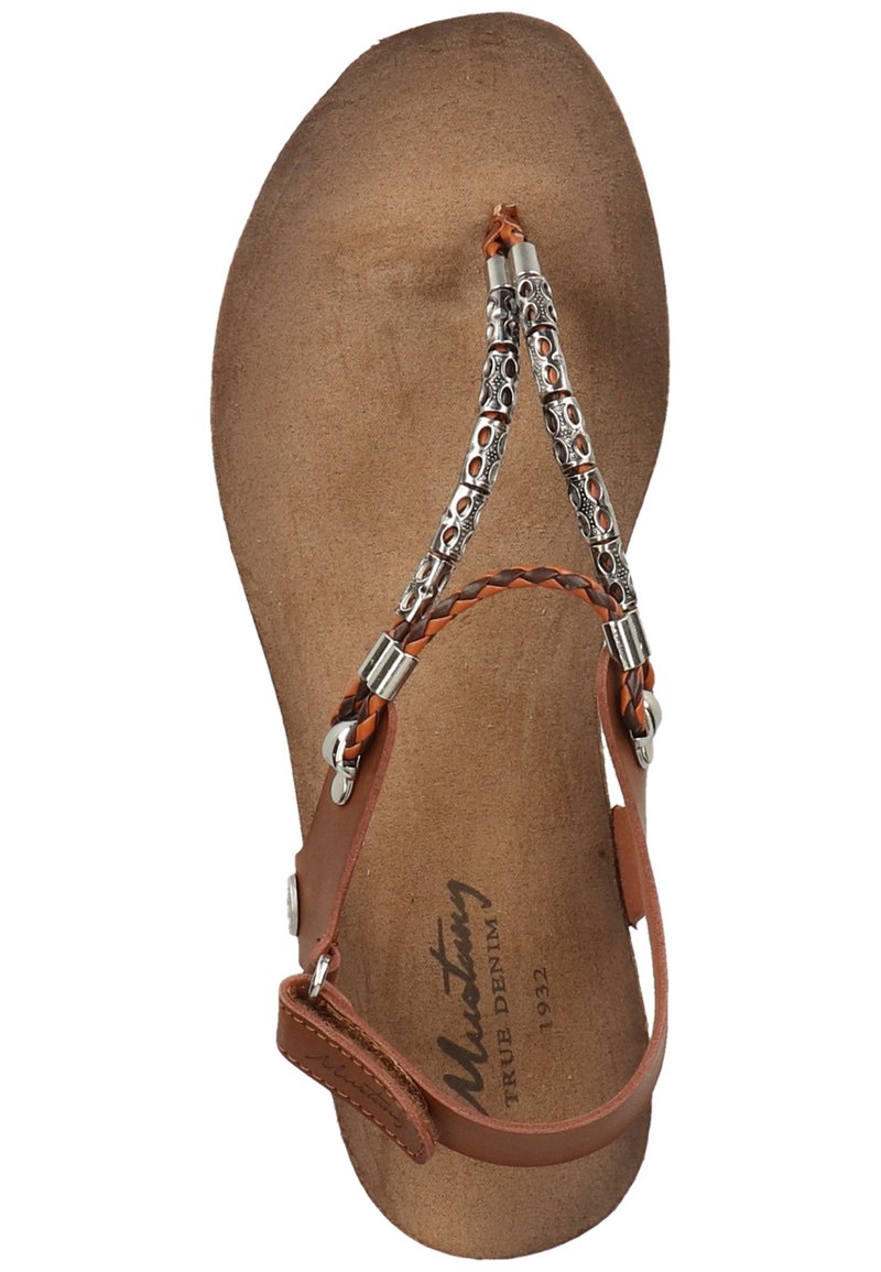 Damen Sneaker | Mustang SANDALEN Zehentrenner braun 3/braun - PC07745 Damen Sneaker | Mustang SANDALEN Zehentrenner braun 3/braun - PC07745