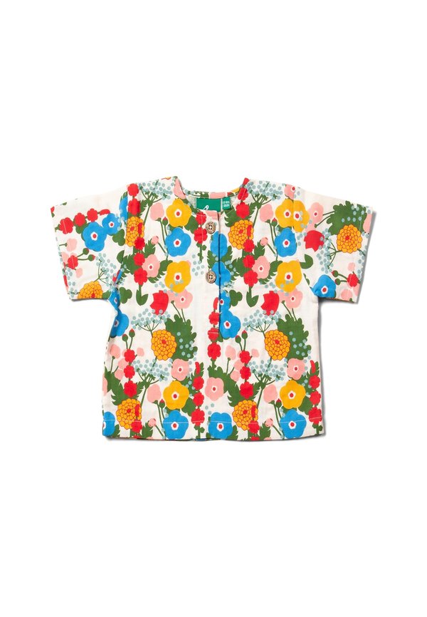 LOOSE FIT SHORT SLEEVE HENLEY  - Bluse - multi