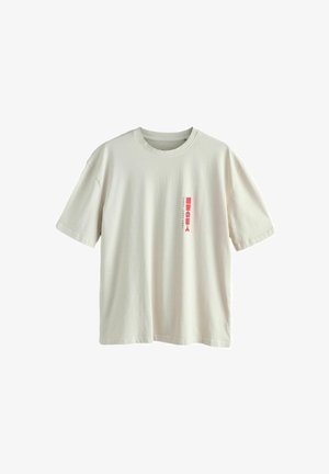 Next, REGULAR FIT - JAPANESE ANIME GRAPHIC T-SHIRT . - Print T-shirt - ecru attack on titan