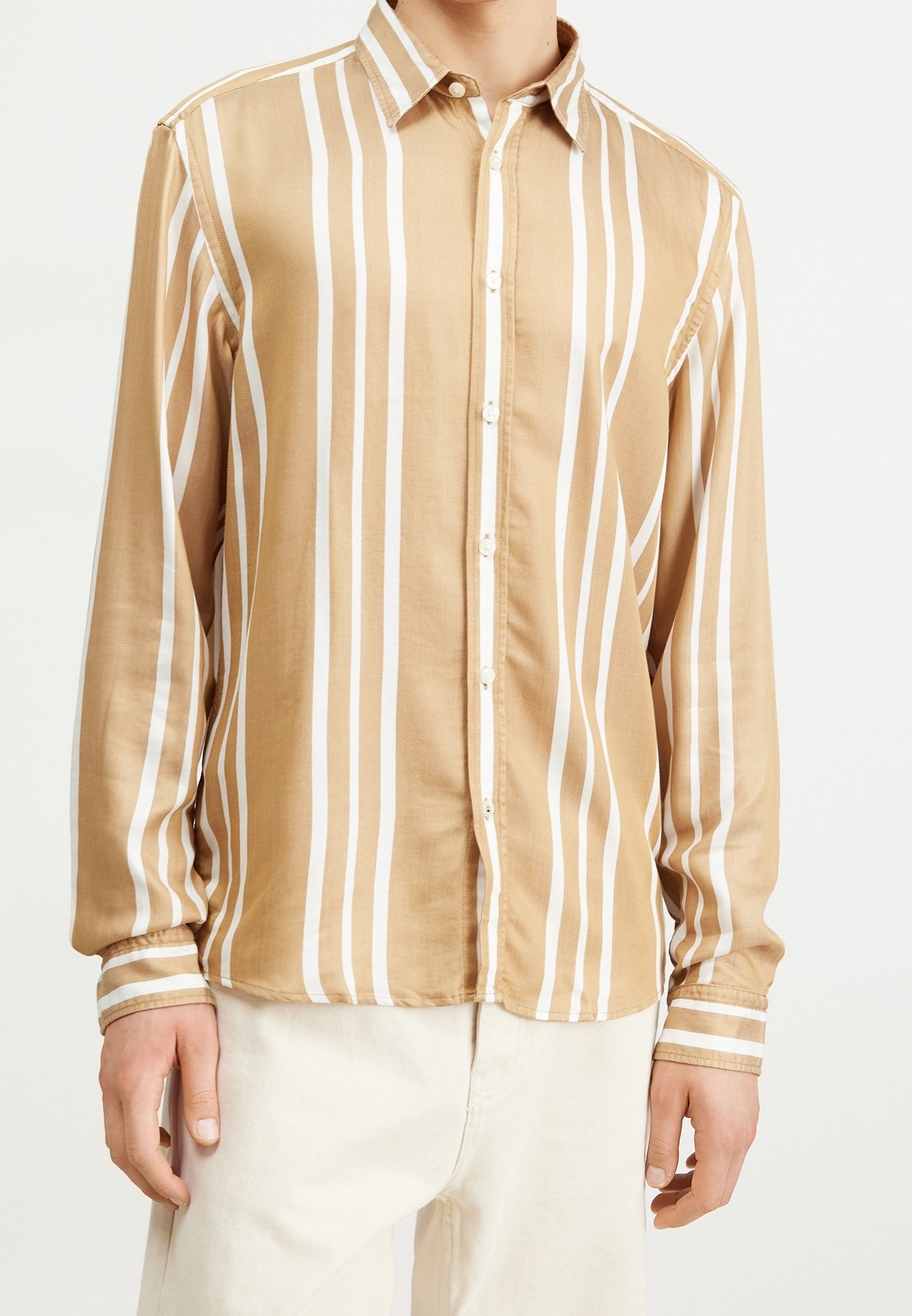 Chemise Donaldson à Roulettes Crème Taille 68 - Neuve Avec étiquettes K320
