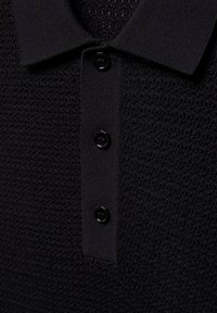 Mango ZORZAL - Polo majica - black