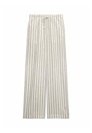 Marks & Spencer, DRAWSTRING WIDE LEG - Stoffhose - black stripe