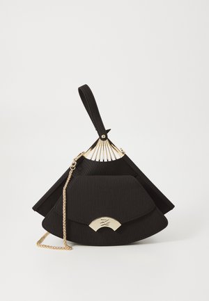 STUDIO FAN CLUTCH - Borsa a mano - black/gold-coloured