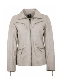Otto Kern KATTA - Lederjacke - off white
