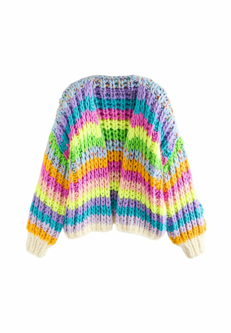 Next OVERSIZED HAND STRIPE - Cardigan - multi bright