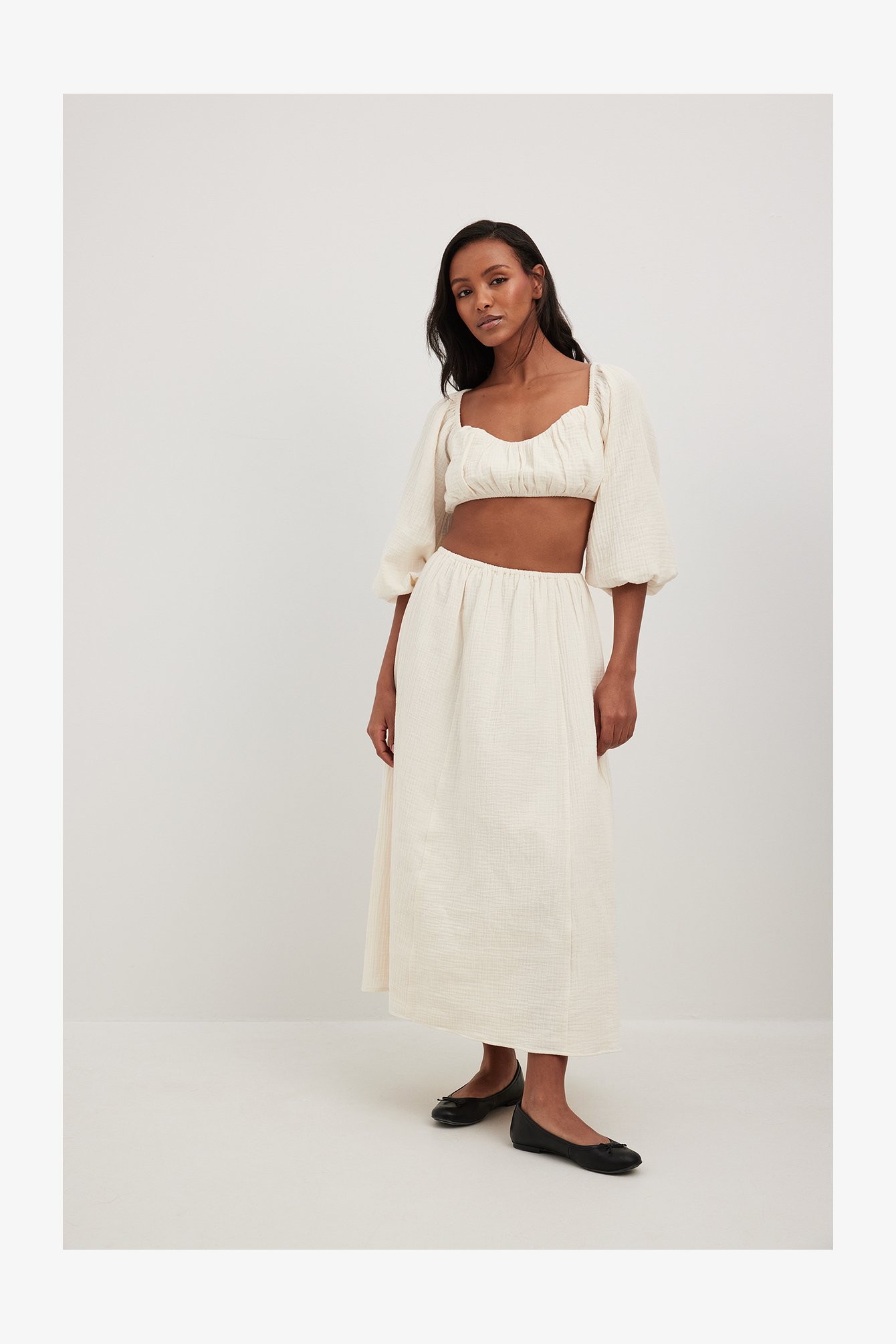 Off white blouse for skirt Clearance