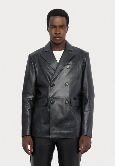 STUDIO ID ANTONIO - Jachetă piele - black