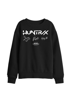 NETFLIX, KPOP DEMON HUNTERS HUNTRIX SIGNATURES UNISEX - Sweatshirt - black