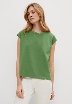 MIT NIETENDETAILS - Print T-shirt - bright green