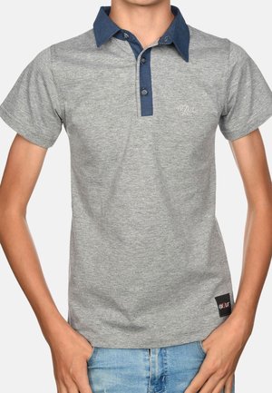 MIT KONTRASTFARBEN - Polo - grey