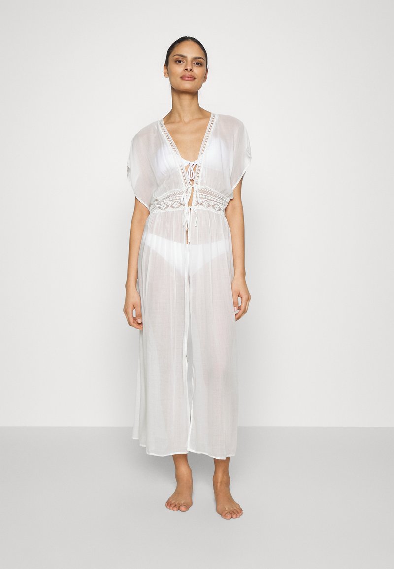 Anna Field EMBROIDERED COVER UP / 802 BLACK Beach accessory 001