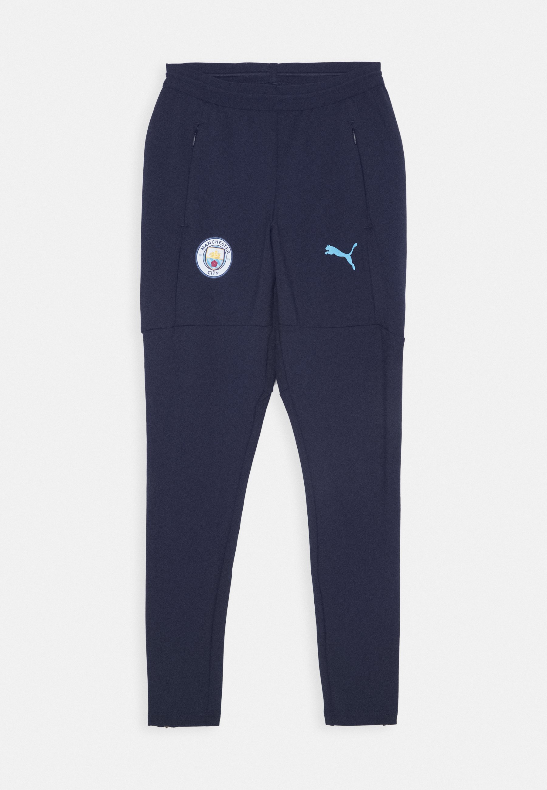 Puma Manchester City Training Pant Tracksuit Bottoms Peacoat Team Light Blue Zalando Co Uk