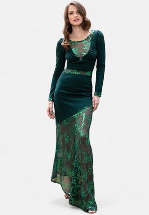 HotSquash ASYMMETRIC MERMAID FIT - Robe de cocktail - bottle green