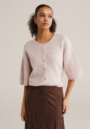 Strickjacke - light pink