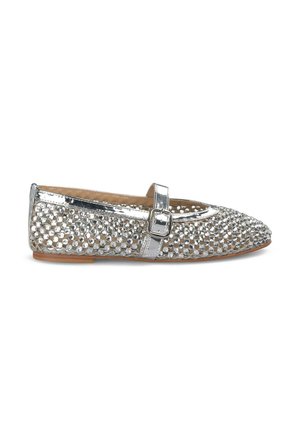 Ballerine con cinturino - plateado