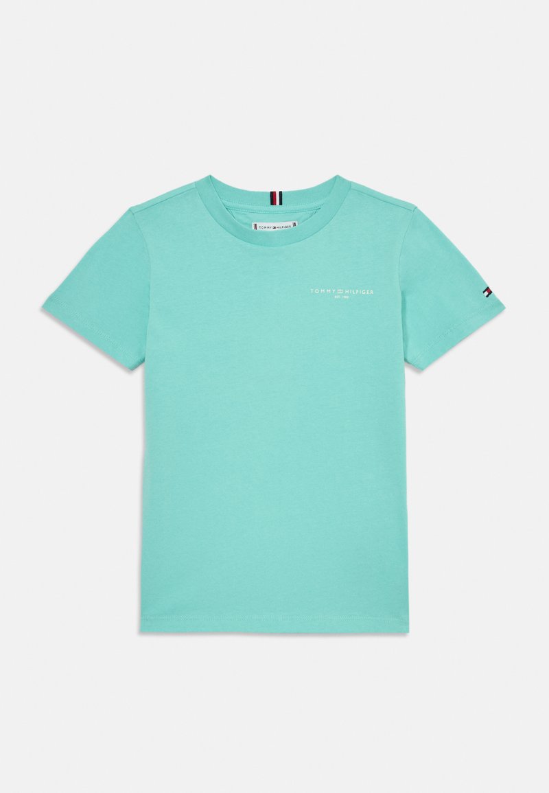 Tommy Hilfiger - MINI CORP LOGO TEE UNISEX - Camiseta básica - menthol, Ampliar