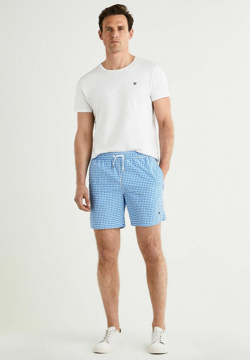 Herren Badehosen | Hackett London GINGHAM Badeshorts french blue/blau - RY03327 Herren Badehosen | Hackett London GINGHAM Badeshorts french blue/blau - RY03327