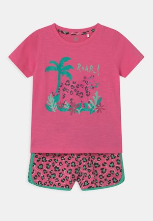 GIRLS SET - T-shirts print - azalea pink
