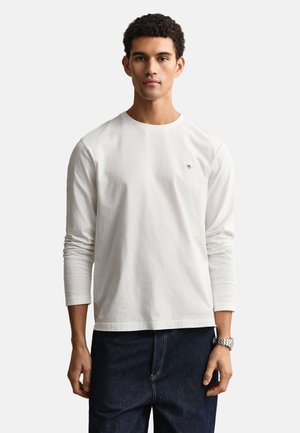 GANT, SHIELD - T-shirt à manches longues - off-white