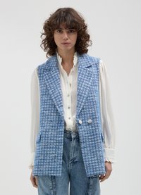 Calliope GILET IN TWEED CON BOTTONI GIOIELLO  - Weste - variante