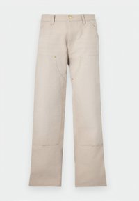 DOUBLE KNEE PANT - Trousers - dusky beige