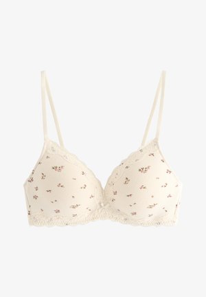 Lindex, BRA PETITE HEART POINTELLE - Trekants-bh'er - dusty white