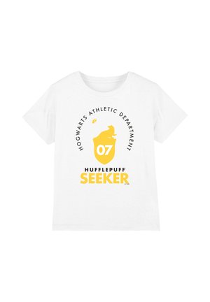 Cotton Soul, HARRY POTTER HUFFLEPUFF SEEKER unisex - Print T-shirt - white
