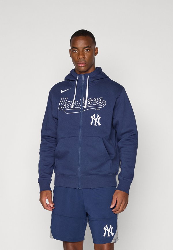 MLB NEW YORK YANKEES KNOCKOUT SCRIPT FULL ZIP  - Club wear