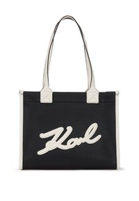 SKUARE TOTE GRAINY - Τσάντα χειρός - black