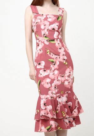 Robe fourreau - multi-coloured