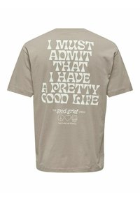 Only & Sons ONSPEANUTS RLX SS  - T-shirt con stampa - vintage khaki