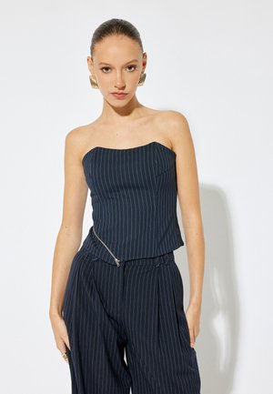 STRAPLESS  - Top - dark blue