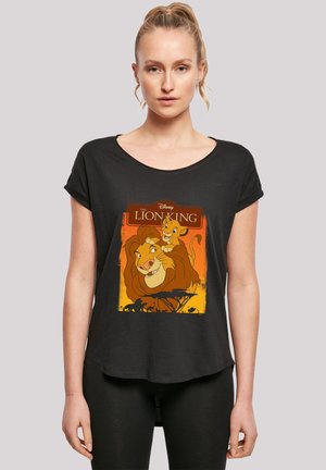 F4NT4STIC LONG CUT 'DISNEY KÖNIG DER LÖWEN SIMBA UND MUFASA' - T-Shirt print - black