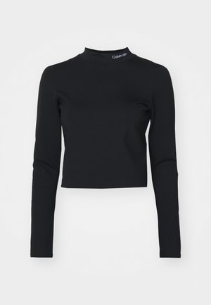 Calvin Klein Jeans MILANO LOGO  - Long sleeved top - black